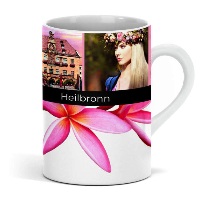 Heilbronn Rathaus Tasse slim <b>auch mit Wunschnamen</b>